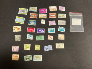Airplane Stamps - International Aviation Themed Group - all postmarked