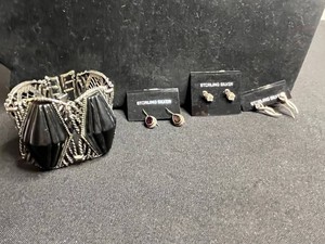 Sterling Silver Jewelry - Bracelet & Earrings
