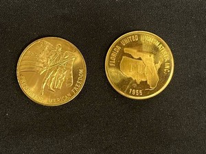 Vintage Commemorative Medals - FUN 1955 & 1978 (Lot of 2)
