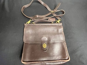 Leather Crossbody Bag - Vintage Coach Brown Leather Shoulder Bag