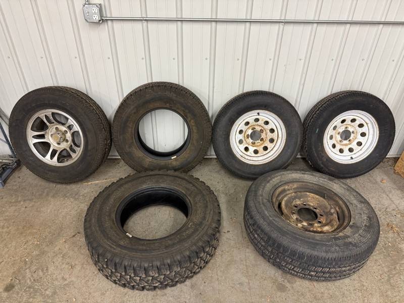Truck Tires & Rims Mixed Lot