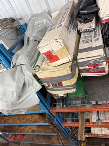 Plastic Sheeting Assortment - Construction Grade 6 Mil - content quantities unverified