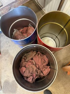 Valvoline Steel Drums (Lot of 3)
