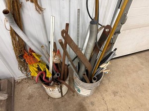 Mixed Lot of Garden and Shop Tools