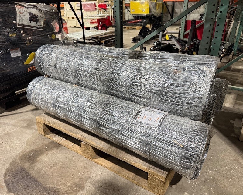 Landhonor Galvanized Farm & Garden Fence, 48 x 330 (LHR-GFF48) - BID IS FOR ONE ROLL ONLY