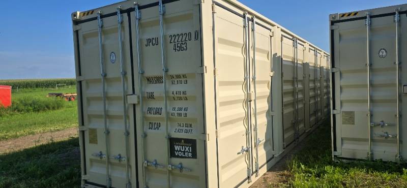JPCU2222200 40 Ft High Cube Sea Container with 4 Sets of Side Doors 40HC