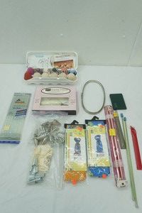 Electric Scissors, Wooden Eggs, Knitting Needles, Rug Braiding Tools