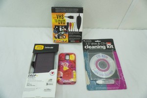 Samsung S22 Ultra Otter Defender Case VHS to DVD Cord Phone Case CD Laser Lens Cleaner
