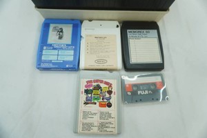 8 tracks and storage containers