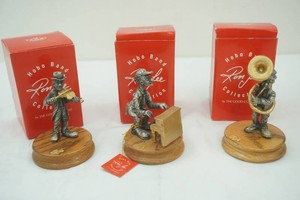Ron Lee Hobo Band Collection Pewter Figurines (3ct)