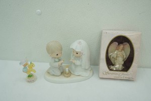 Seraphim Classics Iris Angel Ornament Precious Moments 1988 The Lord is Your Light to Happiness Precious Moments Summers Joy carousel horse figurine