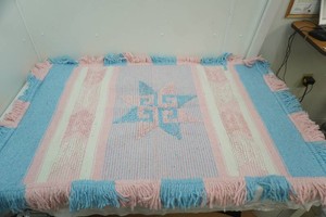 Woven Blanket. Woven Saddle Blanket