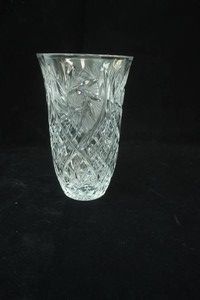 Hand cut Lead Crystal Vase