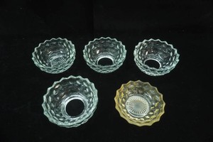 Fostoria American Pattern Hurricane Lamp Chimney Holders