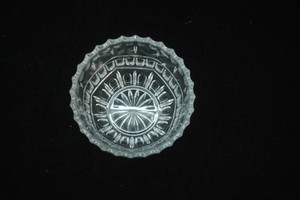 Fifth Avenue Crystal Fairmont Bowl. Thumbprint Pattern Bowl