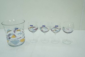 Fostoria Galleria Champagne Bucket and Glasses