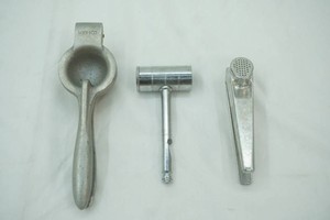 aluminum juicer & garlic press vintage chrome chase bartender multi tool