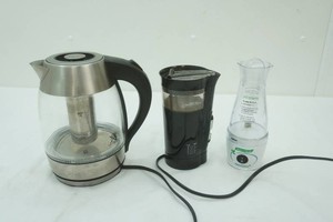 Chefman Electric Glass Kettle, Coffee Grinder, Dressing Blender