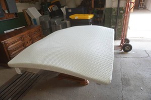Queen Size Memory Foam Mattress Topper Like New.