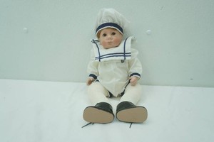 Porcelain Doll. Baby Sailor