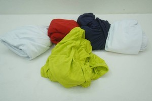 assorted table clothes with elastic bottoms