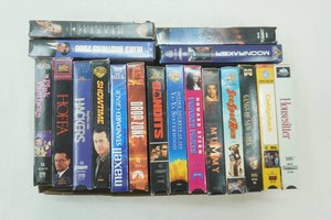 VCR tapes including House sitter, Caddyshack, Drop Zone and others