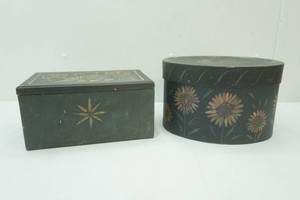 2 decorative boxes 13 long