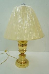 Brass finish table lamp 29 tall