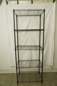 black wire shelf NSF approved 14 x 23 x 63