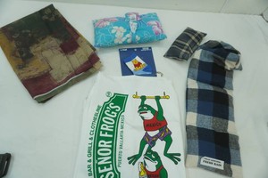 sheer curtains, cooking apron, toddler socks, aromatherapy wraps