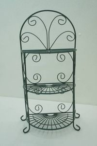 metal green decorative stand 24 tall