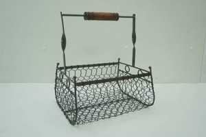 metal basket 11 x 9 x 14