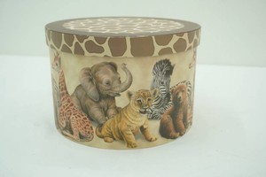 3 Safari nesting boxes with jewelry trays