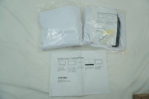 Simple Screen package includes screen fabric, hooks and double side adhesive 48 x 84 app.