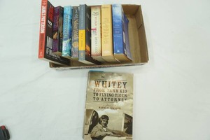 variety of paperback novels from various authors