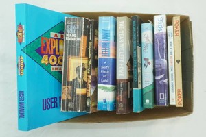 variety of paperback novels from various authors