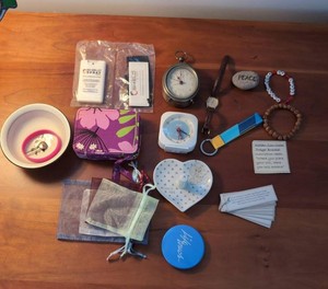 Seiko Alarm Clock Citizen Watch & Assorted Trinkets Mixed Lot