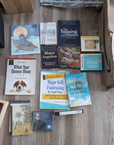 Lot of Assorted Inspirational Books Audiobooks CD VHS Journal