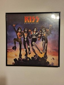 Vintage KISS Destroyer Framed Poster