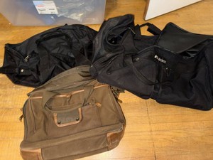 Lot of Assorted Travel Bags Everest Rolling Duffel Cabelas Canvas