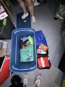 Lot of Assorted Emergency Car Kit Tarps Umbrella Utility Gear