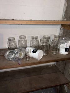 Ball Atlas Mason Canning Jar Lot Wide Mouth Lids & Rings Mixed Sizes
