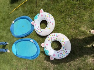 SwimWays Spring Float Pool Loungers & Novelty Swim Ring Float Lot