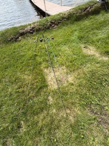 Mixed Fishing Rod & Reel Combo Lot Zebco Johnson Mitchell Master