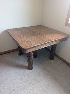 Wood Square Dining Table 42 X 42 in