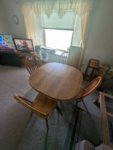 Dining Table & 4 Chairs Set