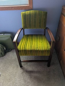 Mid Century Upholstered Armchair
