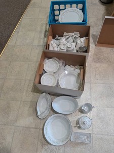 Vintage Sango Debutante 3688 China Service for 12 (Lot of 48)
