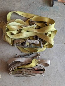 Ratchet Tie-Down Strap Set (Lot of 2)