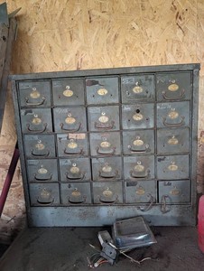 Antique 25-Drawer Apothecary Cabinet